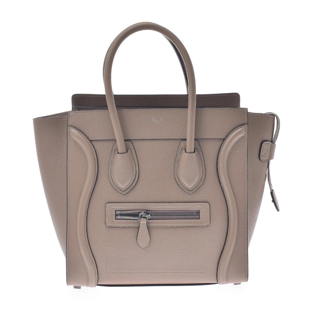 CELINE Luggage Shopper Dune Calfskin Handbag